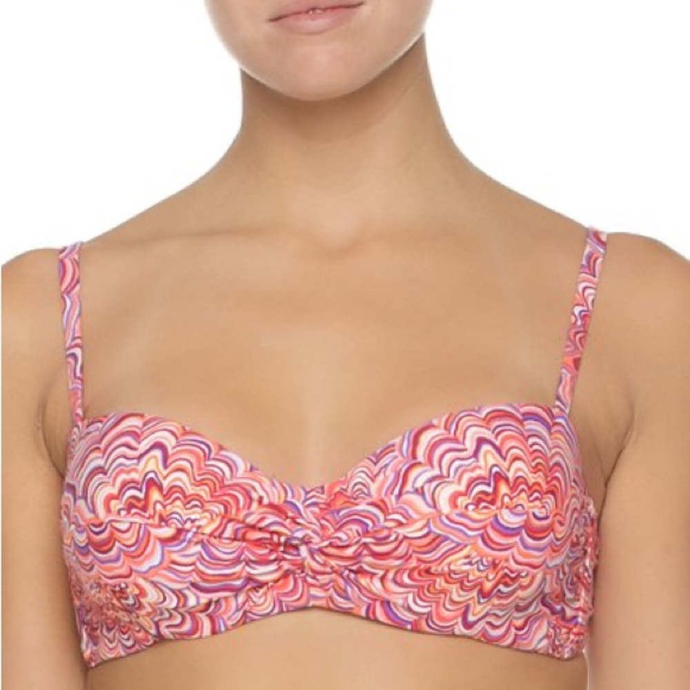 Helen Jon Twist Underwire Bra in South Shore Print - NWT
